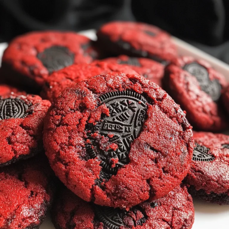 Stranger Things Red Velvet Cookies
