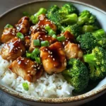 Teriyaki Chicken Bowl with Broccoli & Rice