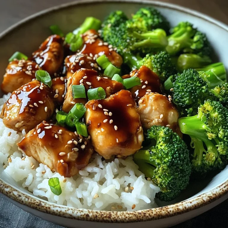 Teriyaki Chicken Bowl with Broccoli & Rice
