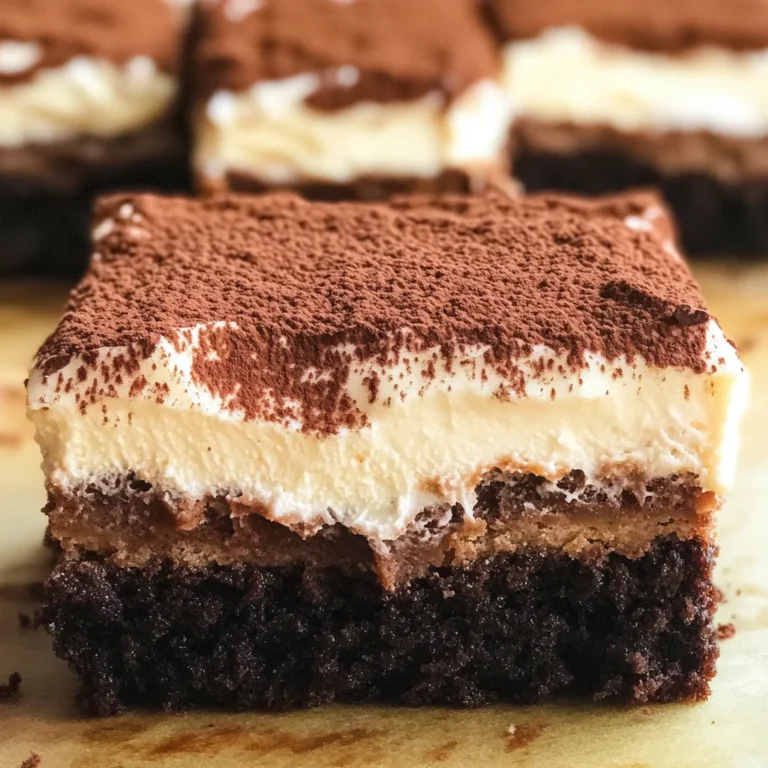 Tiramisu Brownies