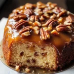 Upside-Down Caramel Pecan Cake