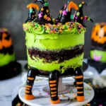Witches Brew Halloween Cake Jars