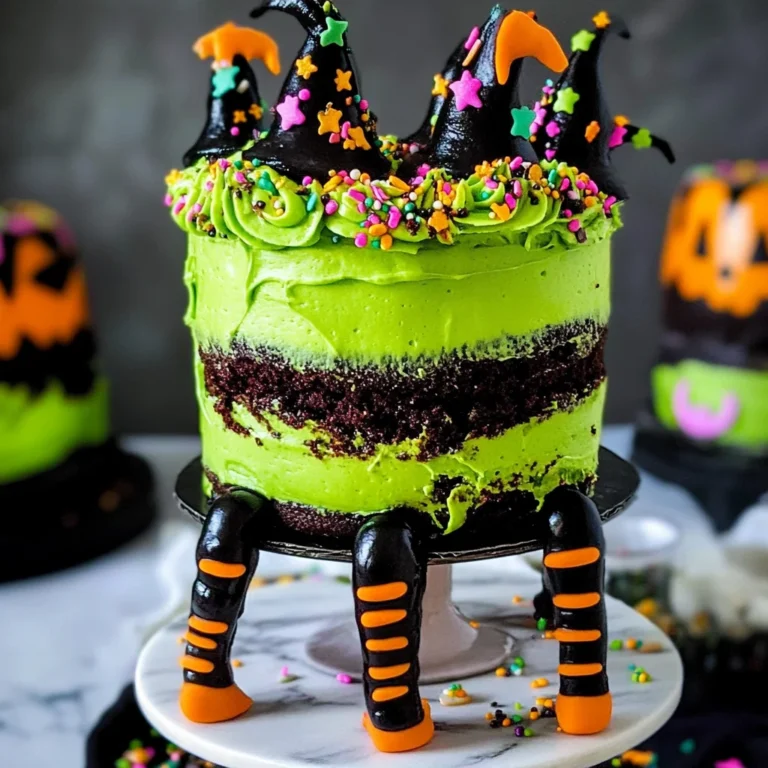 Witches Brew Halloween Cake Jars
