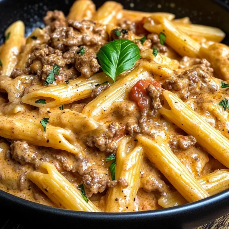 High Protein Creamy Beef Pasta Recipe for Quick Weeknight Dinners