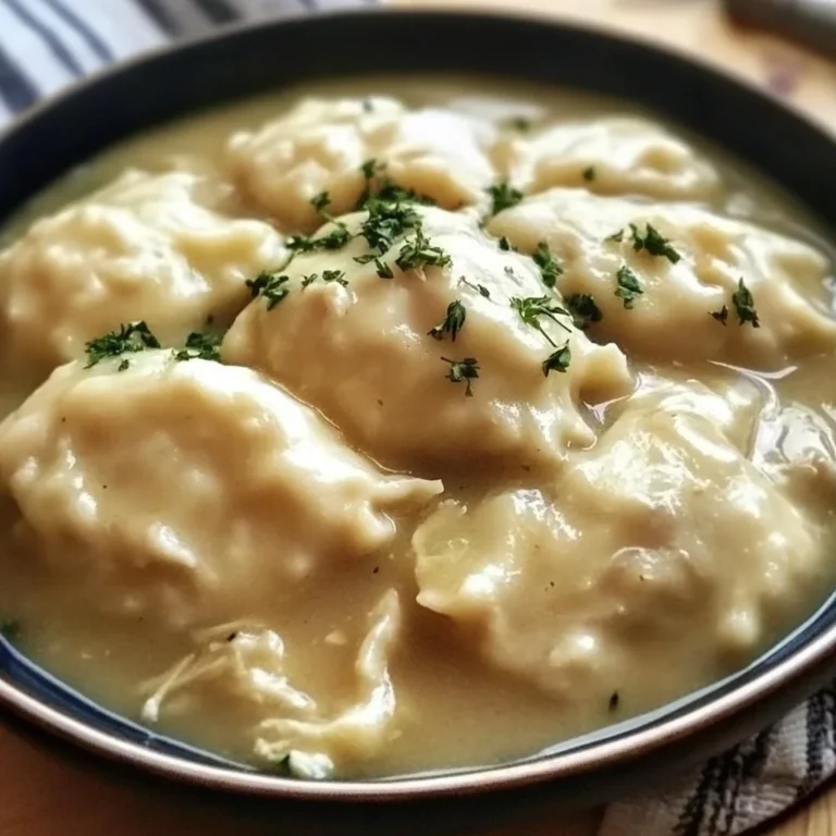 Homemade Cracker Barrel-Style Chicken and Dumplings