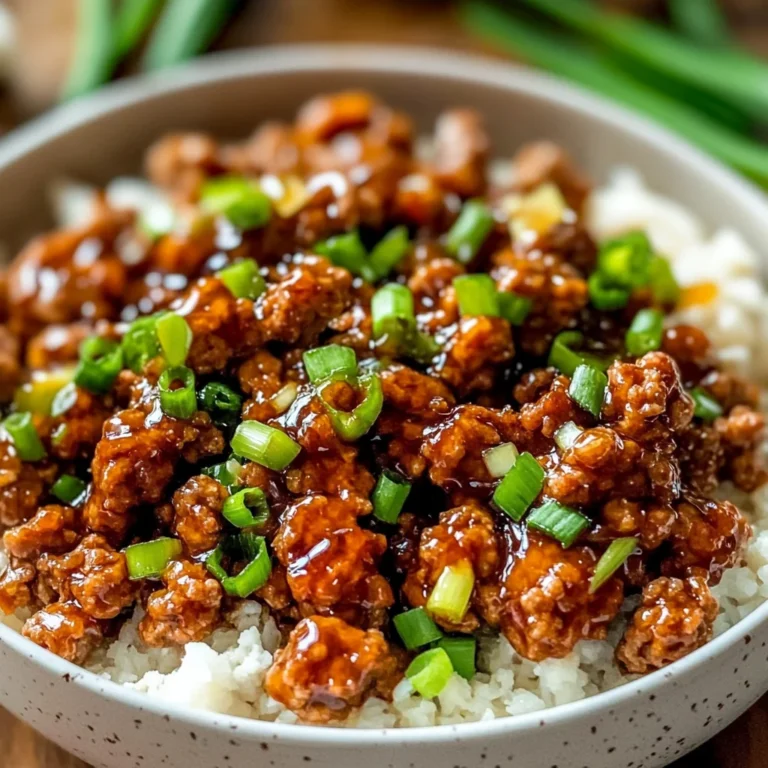Honey Garlic Ground Turkey Recipe
