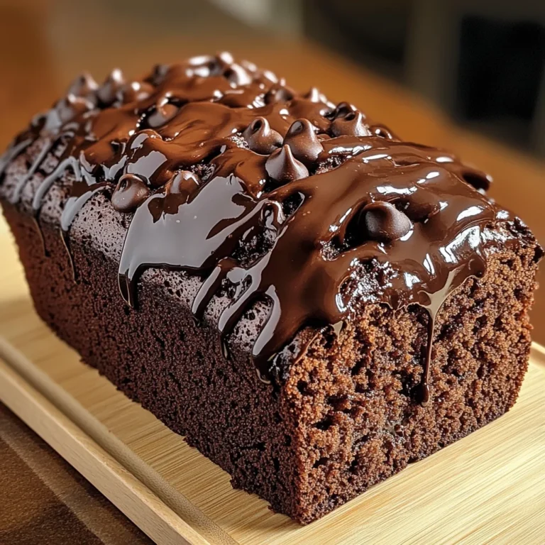 Hot Fudge Brownie Bread Recipe