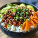 Korean Ground Beef Bowl