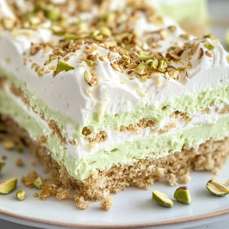 Pistachio Icebox Cake