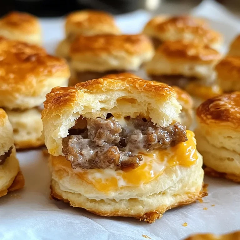 Sausage and Cream Cheese Biscuit Bites