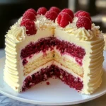 White Chocolate Raspberry Dream Cake – Sweet Easy Recipes Style